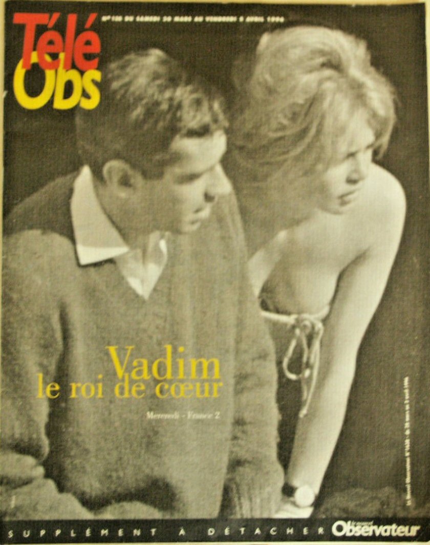 TELE CINE OBS magazine side cover Issue 135  5 April 1996